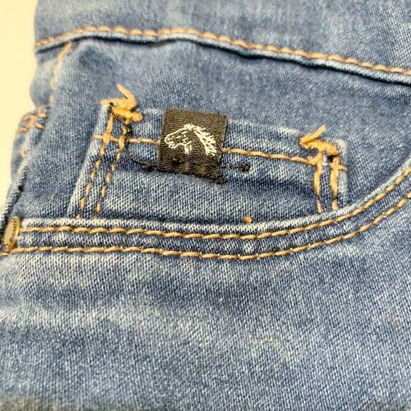 2/$15! Jordache Girls Regular Fit Blue Denim Stretch Skinny Jeggings 8 Medium - Picture 3 of 13